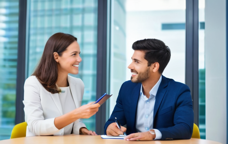 약사 이직 준비를 위한 서류 작성법 - **Prompt:** A focused male pharmacist, in his late 20s, with a clean-cut appearance, is seated at a ...