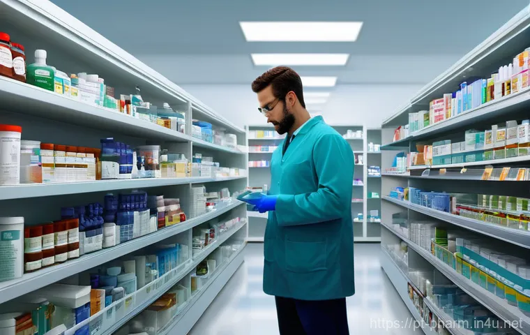 약사들이 주의할 약물 보관법 - Here are three detailed image generation prompts in English, adhering to your guidelines: