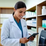 약사 직무 관련 최신 법률 정보 - **Prompt:** A modern, well-lit pharmacy in a Portuguese-speaking country (e.g., Portugal or Brazil),...